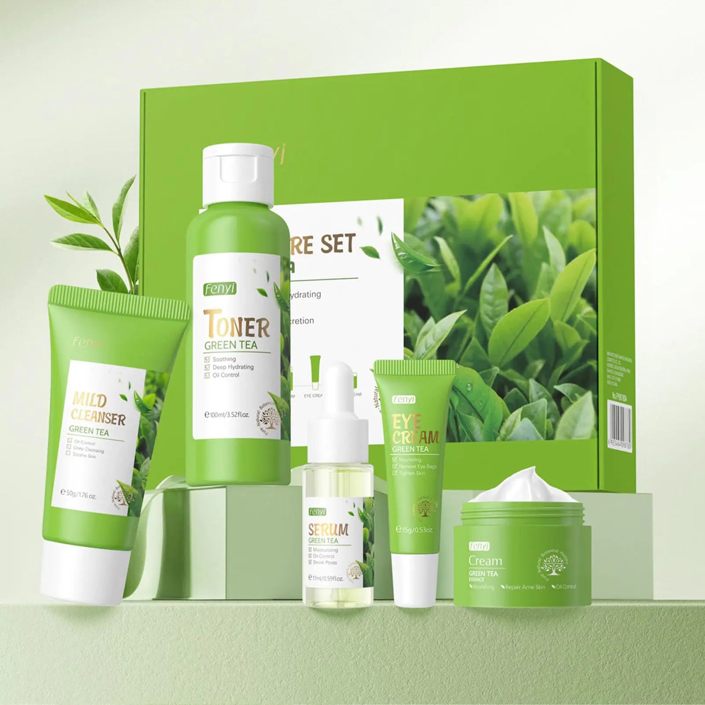 5-Piece Green Tea Skincare Kit