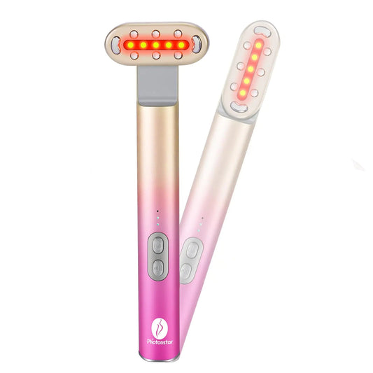 7-in-1 LED Light Therapy Wand for Face & Eyes