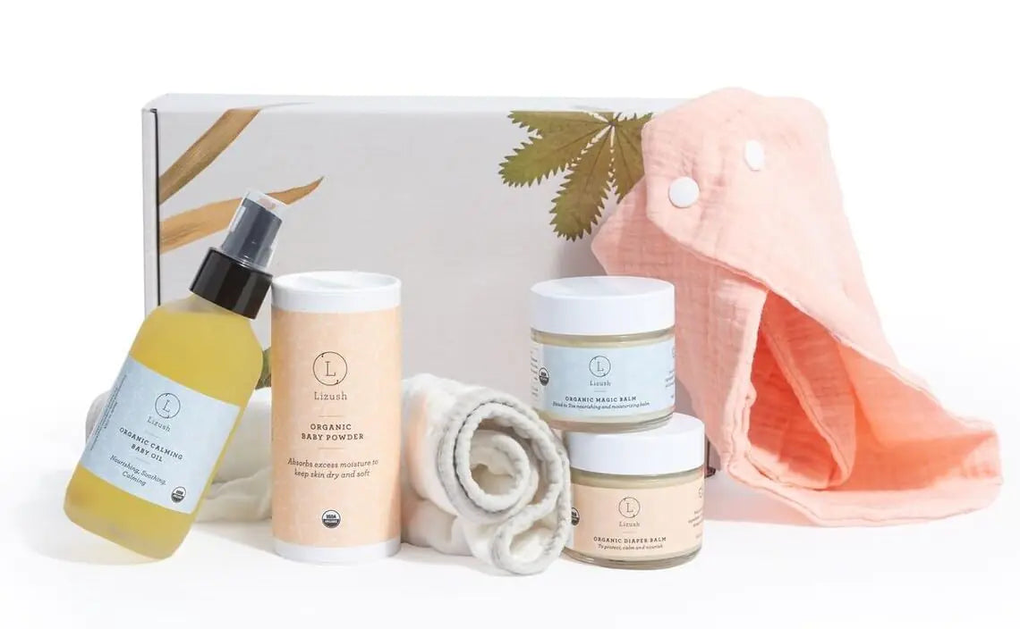 6-Piece Organic Baby Care Gift Set